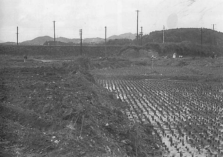 工場建設前の風景